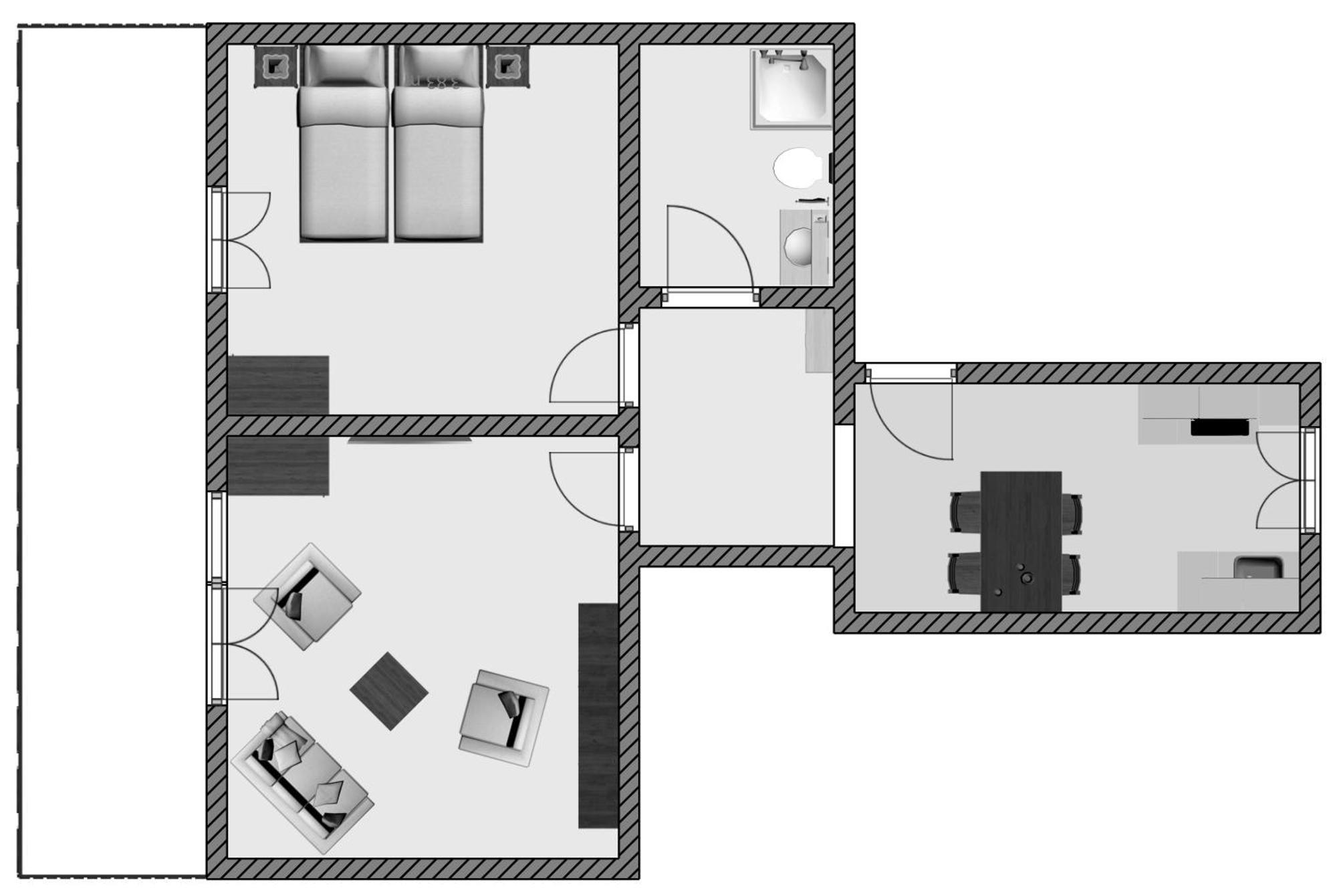 Chalet Soldanella Grächen Værelse billede