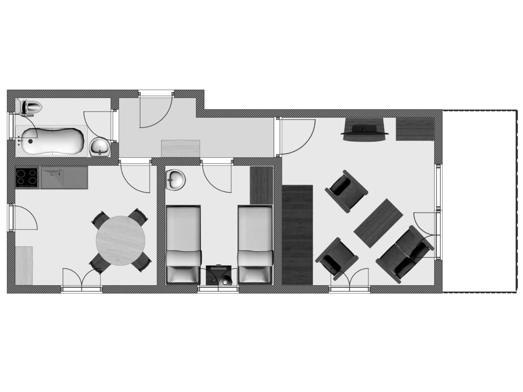 Chalet Soldanella Grächen Værelse billede